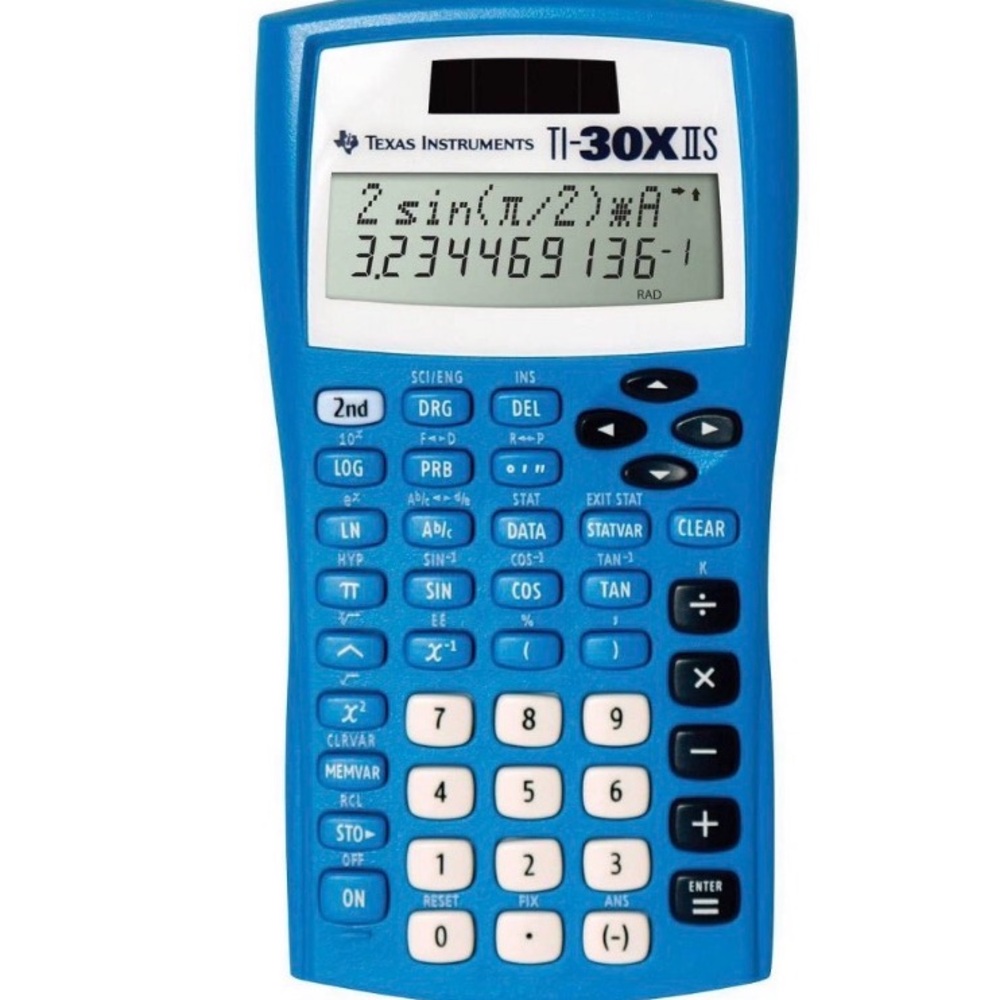 NEW Texas Instruments TI-30XIIS Scientific Calculator Blue